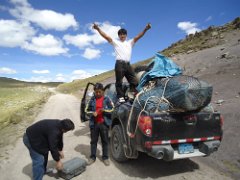 Terminando Levantamiento Batimétrico Monohaz de Embalse Huacracocha - Junín 2015